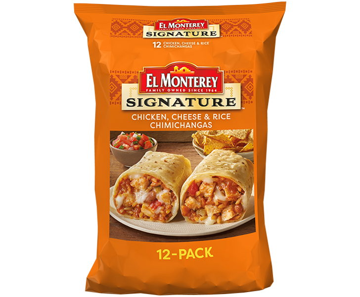 Calories in El Monterey Chicken & Monterey Jack Cheese Chimichanga and  Nutrition Facts