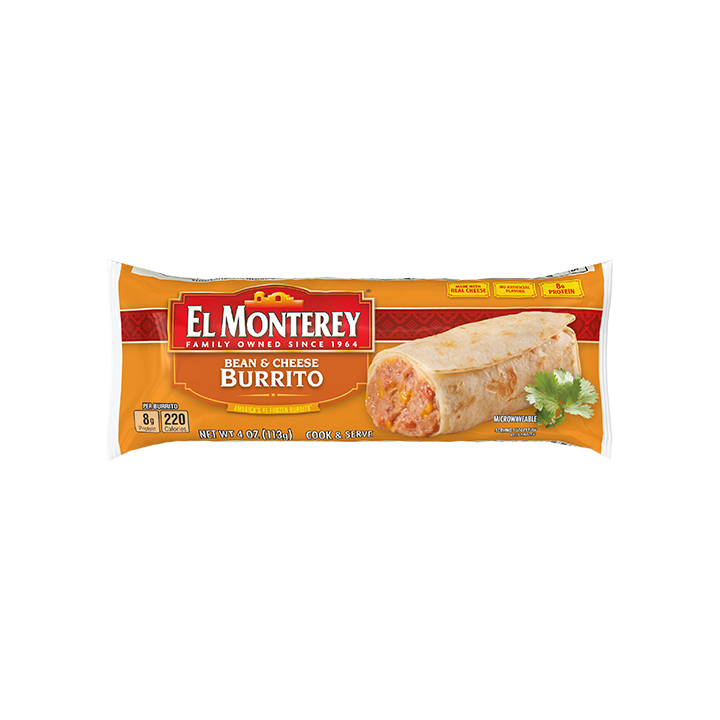 El Monterey Classic Bean & Cheese Burritos, single