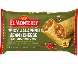 El Monterey Classic Spicy Jalapeño Bean & Cheese Chimichangas