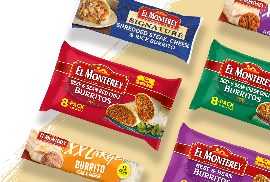 El Monterey® Beef and Bean Chimichangas Value Pack, 1 pk / 16 ct - Fred  Meyer