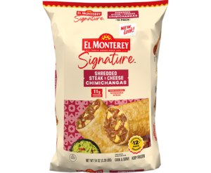 El Monterey Signature Shredded Steak & Cheese Chimichangas