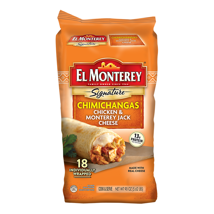 El Monterey Signature Chicken & Monterey Jack Cheese Chimichangas