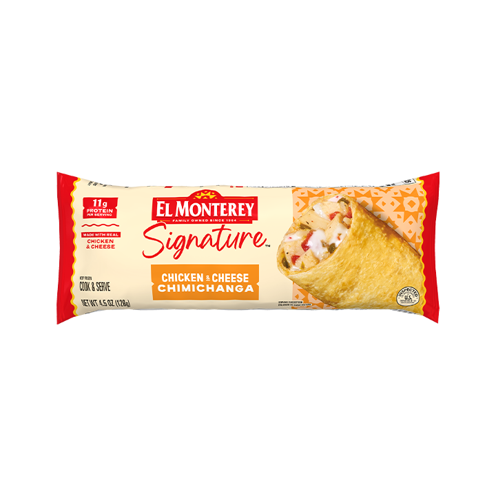 El Monterey Signature Chicken & Cheese Chimichanga, single