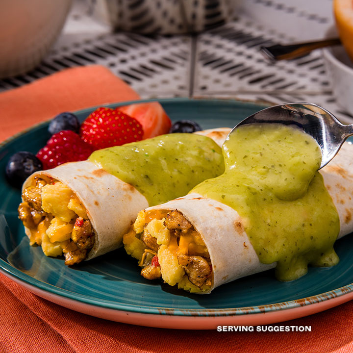 El Monterey Signature Egg, Sausage & Cheese Breakfast Burritos