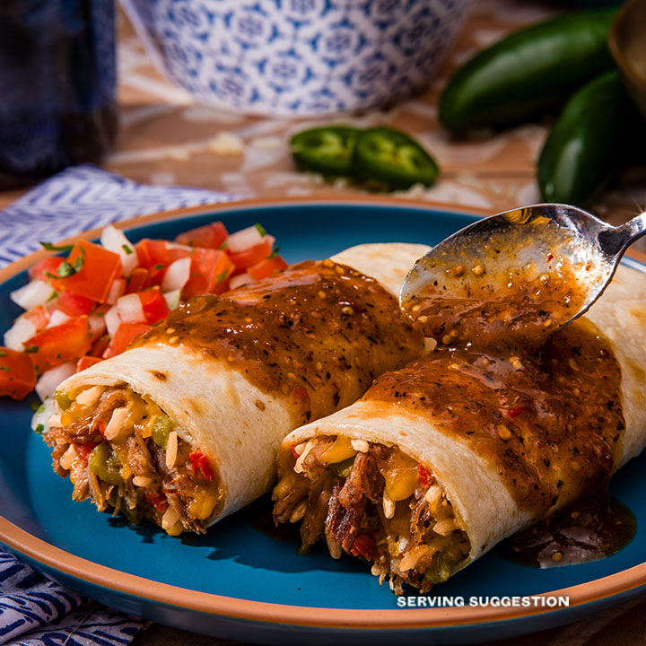 El Monterey Signature Shredded Steak & Cheese Burritos