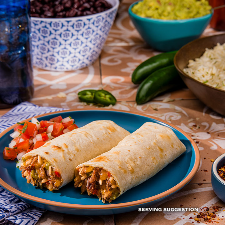 El Monterey Signature Shredded Steak & Cheese Burritos