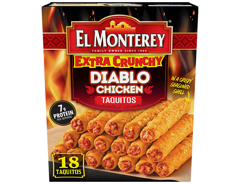 Diablo Chicken Taquitos - Taquitos & Snacks - El Monterey