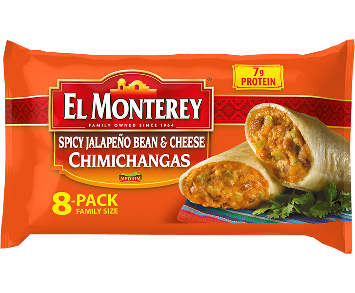 Chicken and Monterey Jack Cheese Chimichangas - El Monterey