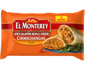 Chicken Chimichangas from @el.monterey made with Monterey Jack cheese.  Please leave any reviews if you've tried them! Price $19.99 for 18…