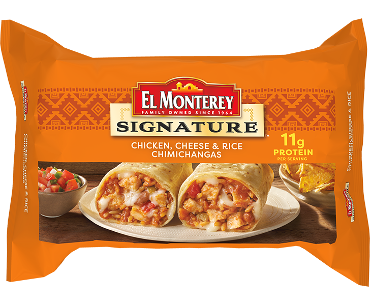 El Monterey Chicken & Monterey Jack Cheese Chimichangas, Frozen Ready  Meals