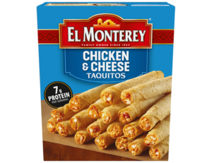 El Monterey®️ Signature Single Serve Shredded Steak, Cheese & Rice  Chimichanga - Ruiz Foodservice