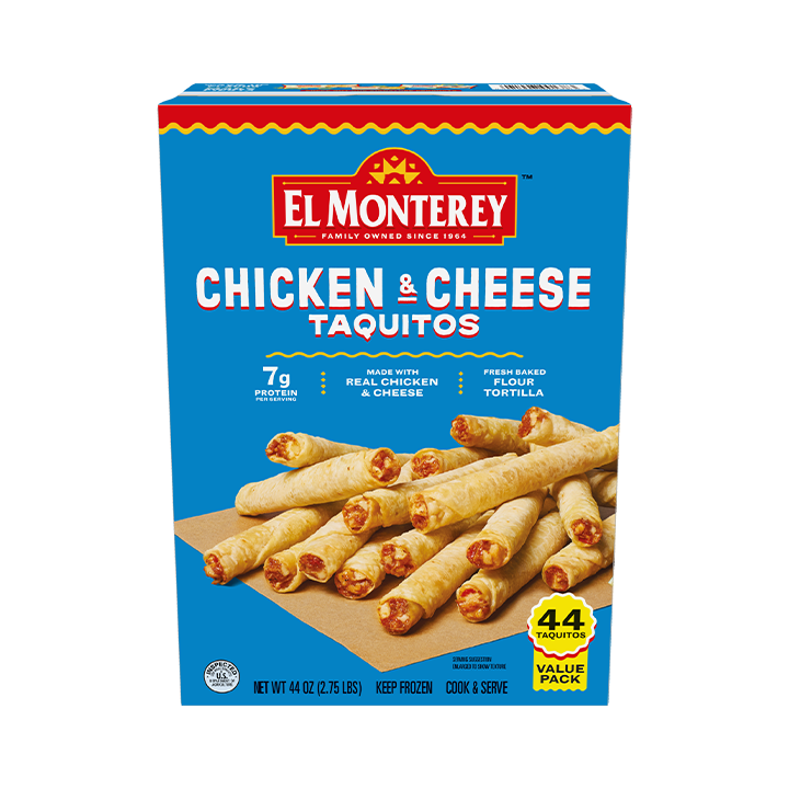 El Monterey Classic Chicken & Cheese Taquitos, 44 count