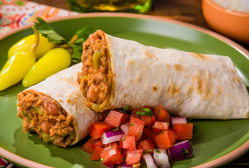 El Monterey Classic Beef & Bean Green Chili Burritos
