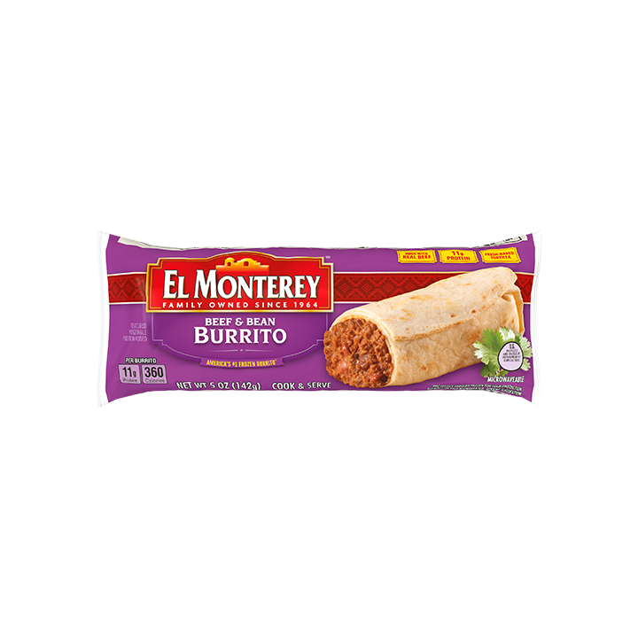 El Monterey Classic Beef & Bean Burrito, single