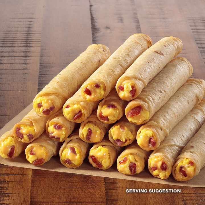 El Monterey Egg, Bacon & Cheese Taquitos
