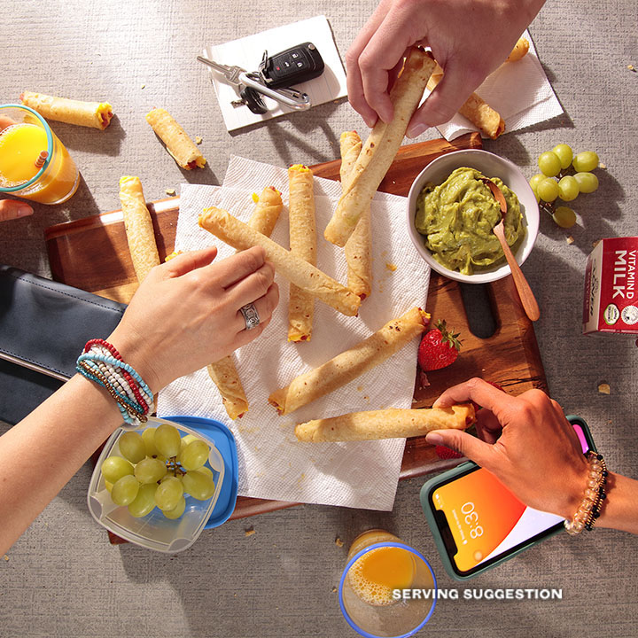 El Monterey Egg, Bacon & Cheese Taquitos