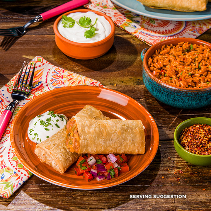 El Monterey Classic Spicy Jalapeño Bean & Cheese Chimichangas