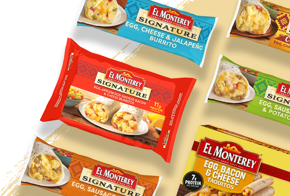 El Monterey®️ Signature Single Serve Shredded Steak, Cheese & Rice  Chimichanga - Ruiz Foodservice