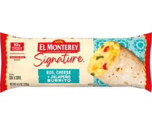 El Monterey Signature Egg, Cheese & Jalapeño Breakfast Burrito