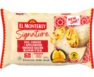 El Monterey Signature Egg, Cheese & Applewood Smoked Bacon Breakfast Burritos