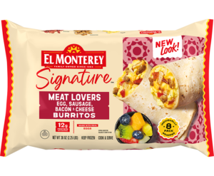 El Monterey Signature Meat Lover's Breakfast Burritos