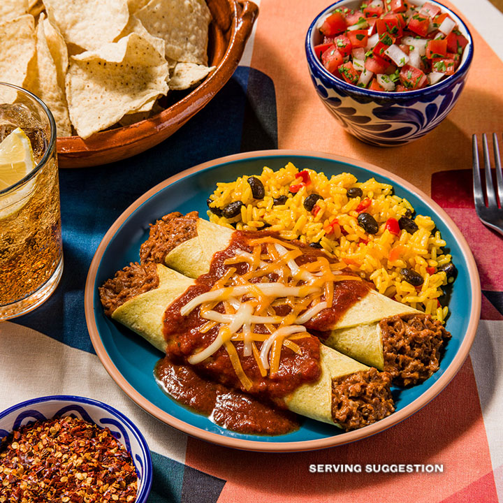 El Monterey Signature Beef Enchiladas Meal