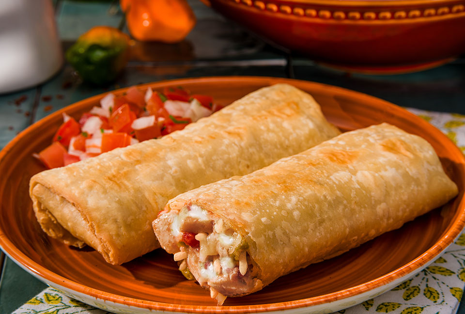 El Monterey Signature Chicken & Cheese Chimichangas