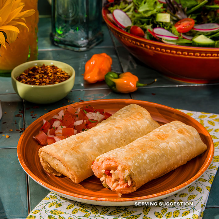 El Monterey Signature Chicken & Cheese Chimichangas