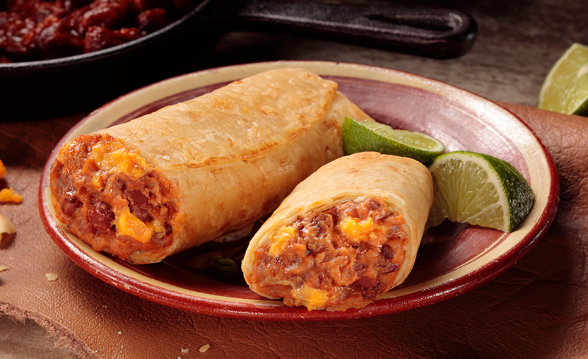 El Monterey®️ Family Pack Beef, Bean & Cheese Flavor Chimichangas - Ruiz  Foodservice