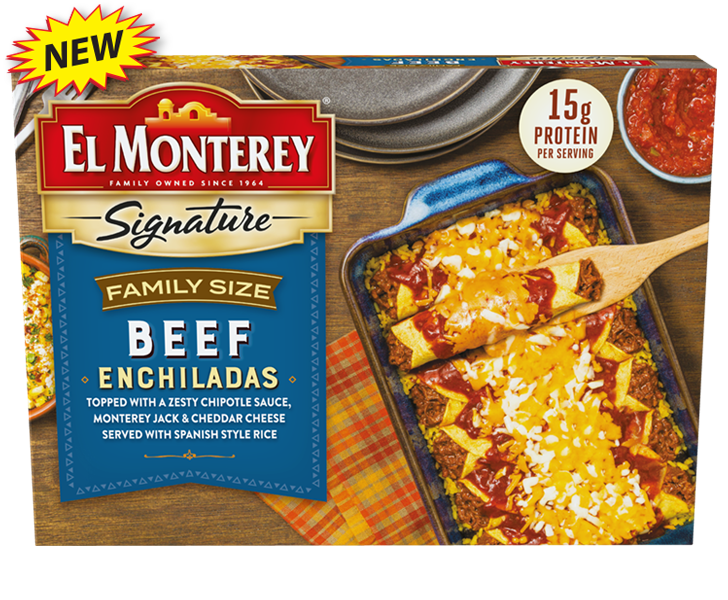 Beef Enchiladas Family Size Meal El Monterey