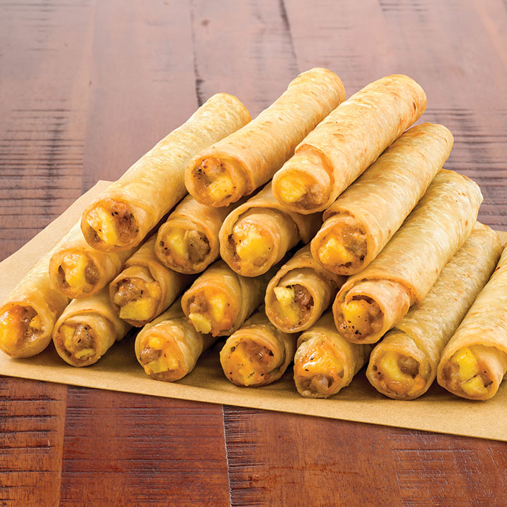 El Monterey Egg, Sausage & Cheese Taquitos