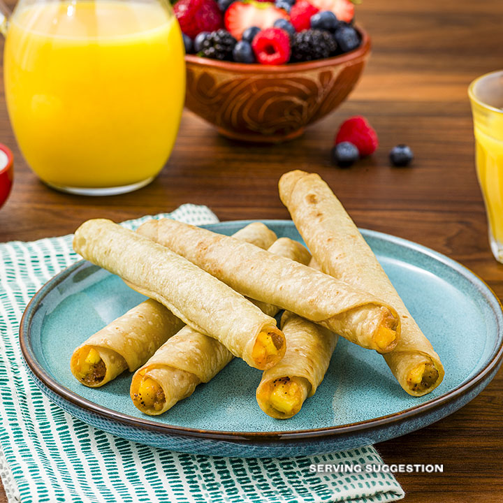 El Monterey Egg, Sausage & Cheese Taquitos