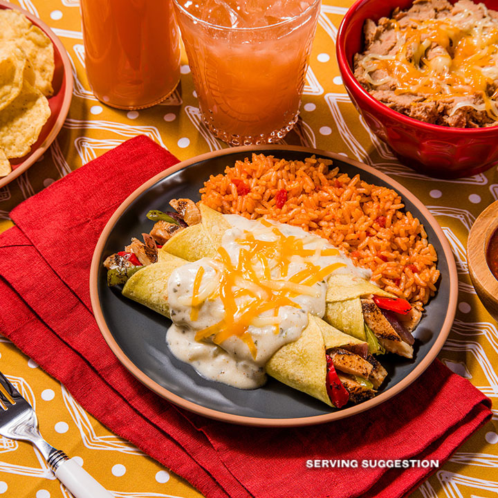 El Monterey Signature Chicken Fajita Enchiladas Meal