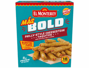 El Monterey Más Bold Philly-Style Cheesesteak Taquitos, 18 count