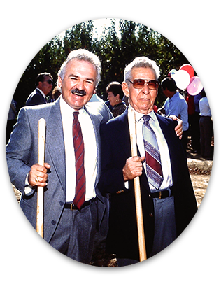 The Ruiz family breaking ground at its first factory