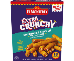 El Monterey Extra Crunchy Southwest Chicken Taquitos