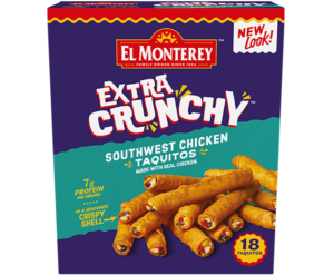 El Monterey Extra Crunchy Southwest Chicken Taquitos