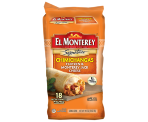 El Monterey Signature Chicken & Monterey Jack Cheese Chimichangas